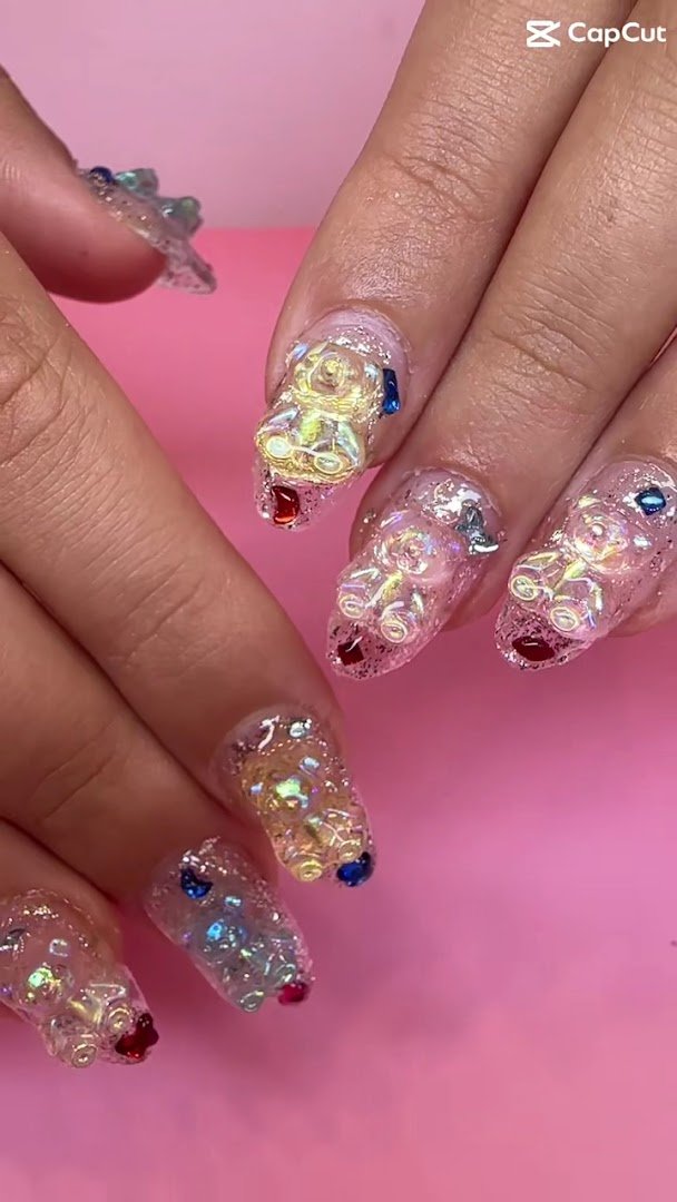 Spa pedicure chair beside polished nails